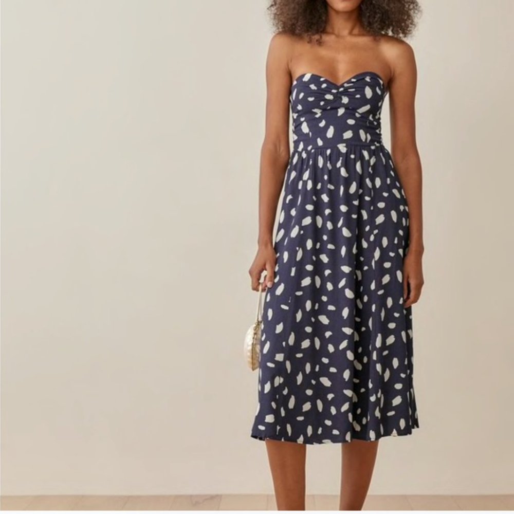 Reformation Aymeline Dress Splatter - Picture 3 of 9